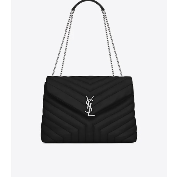 YSL] Medium Loulou in Quilted Leather woman cross bag - Picture 1 of 5